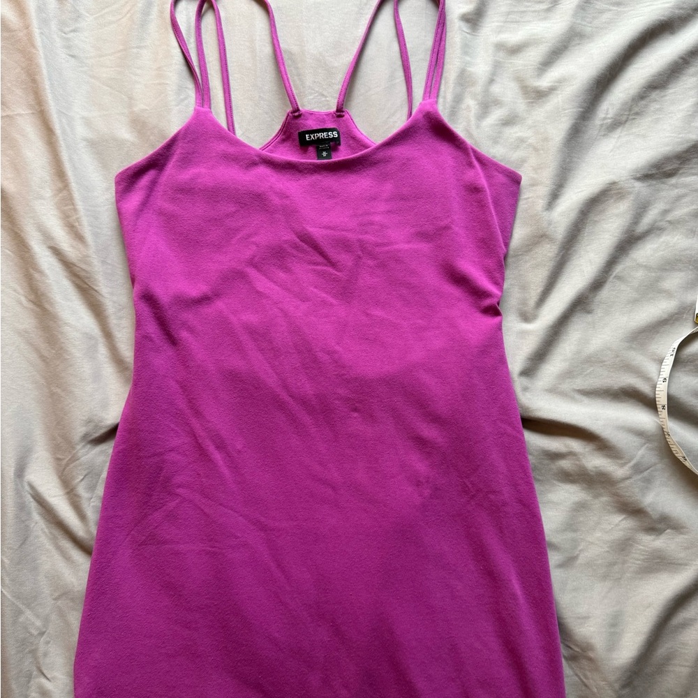Express Women's Vibrant Magenta Dress